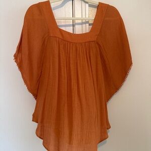 LC Lauren Conrad Orange Top